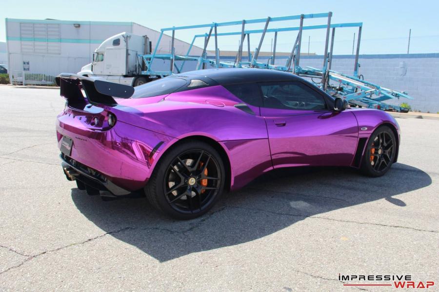  Lotus Evora Purple Chrome by Impressive Wrap 2016 года  (фото 10 из 26)